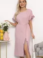 Платье Цветные кружева (пыльная роза) П13658-18М