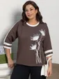 Блуза Джаз (шоколад) Б15171-4М