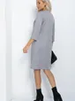 Платье Элегантная простота (серое) П12242-6