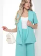 Костюм Летний вечер ментол К10083