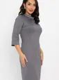 Платье трикотажное Эмми (серое) П14598-10М