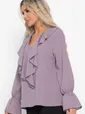 Блуза шифоновая Вэнси (пудра) Б15025-8М