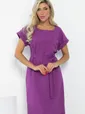 Платье Лика (темно-сиреневое) П11957