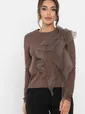 Блуза Риана (коричневая) Б14223-5М