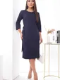Платье "Фабиана" П7336 (темно-синее)