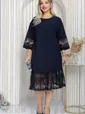 Платье Камея (синее) П12248-3