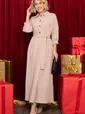 Платье Вечерняя симфония (бежевое) П14597-30М