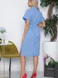Платье Бон Вояж (голубое) П10626