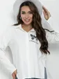 Блуза Бабочка (белая) Б10985