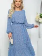 Платье "Фортуна" (голубое) П5326