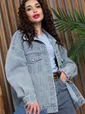 Жакет джинсовый Милана (серо-голубая) Б13370-4М