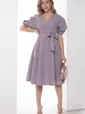 Платье "Аллегра" (серо-лиловое) П8525