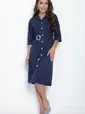 Платье Кэсси (темно-синее) П10922