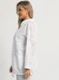 Пыльник Зикки (белый/кружево) Б15978-4М