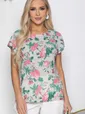 Блуза Амадея (цветы) Б10492