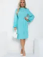 Платье Яркий акцент (голубое) П12963-36М