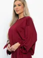 Джемпер с завязками Твист (бордовый) Б14867-10М