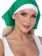 Косынка с обтачкой (зеленая) КОБ03
