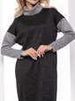 Платье "Мишель" (грей/блэк) П7985