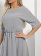 Платье Мерседес (серое) П12673-30