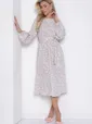 Платье Трепетная нежность (бело-розовое) П12455-8