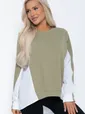 Джемпер Адина (оливково-белый) Б12209-5