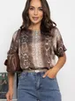 Блуза Морган (коричневая) Б14031-16М