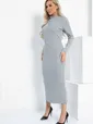 Платье Особенно прекрасна (серое) П12817-30М