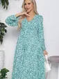 Платье Трепетное чувство (бирюзовый жемчуг) П10665