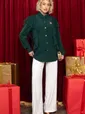 Блуза Сюита (зеленая) Б14679-24М