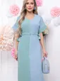 Платье "Фестия" (фисташка/голубой) П5756