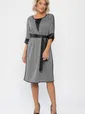 Платье Селин (серое) П11302