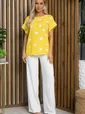 Блуза Любава (желтая) Б13150-41М