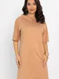 Платье трикотажное Ветта (бежевое) П14600-10М