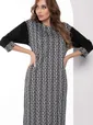 Платье "Греция" (черно-белое) П8366