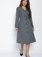 Платье Мирина (серое) П11324