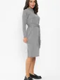 Платье В ритме мегаполиса (серое) П14056-33М