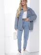 Жакет джинсовый Хлоя (серо-голубая) Б13369-4М