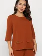 Костюм трикотажный Альберта (терракотовый) К14385-10М