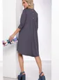 Платье "Леди Элегант" (графит) П8447