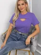 Футболка Дорис (фиолетовая) Б13671-50М