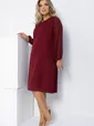 Платье Яркое пламя (бордовое) П12618-25