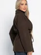 Пальто-пиджак (шоколад) Б15088-7М
