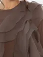 Блуза Риана (коричневая) Б14223-5М