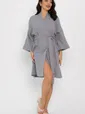 Халат-кимоно Муслин (серый) П14577-52М