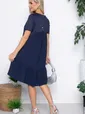 Платье Леди элегант (синее) П10707