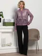 Жакет кружевной Индола (сиреневый) Б15325-3М
