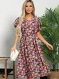 Платье Южное солнце (винное) П15722-4М