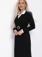 Платье Деловой стиль (черное) П12342-12