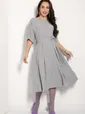 Платье Мерседес (серое) П12673-30